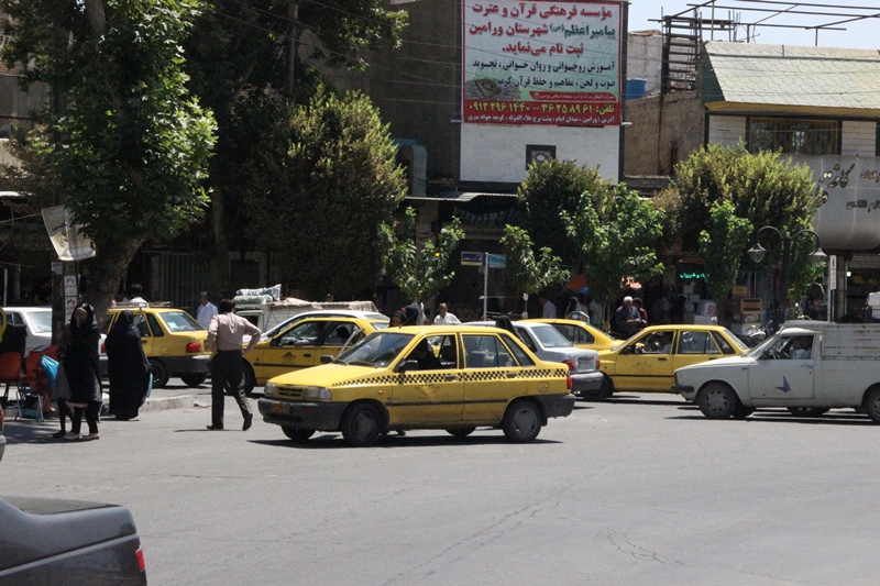  مرکز ورامین در تسخیر تاکسی داران