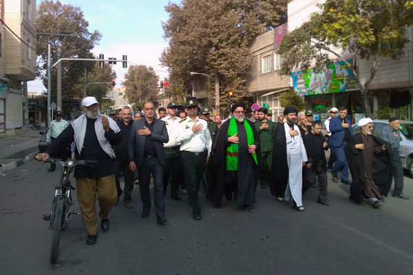  برنامه راهپیمایی جاماندگان اربعین حسینی(ع) در ورامین تشریح شد
