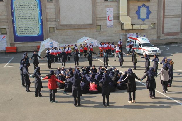  مانور «زنگ زلزله» در مدارس جنوب تهران اجرا شد