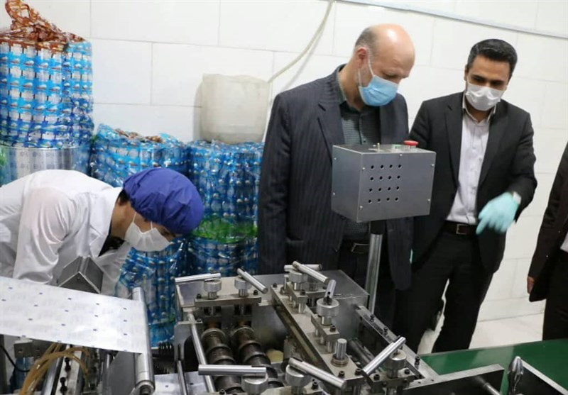 کارخانه تولید ماسک با ظرفیت تولید روزانه ۴۰ هزار عدد در ورامین افتتاح شد