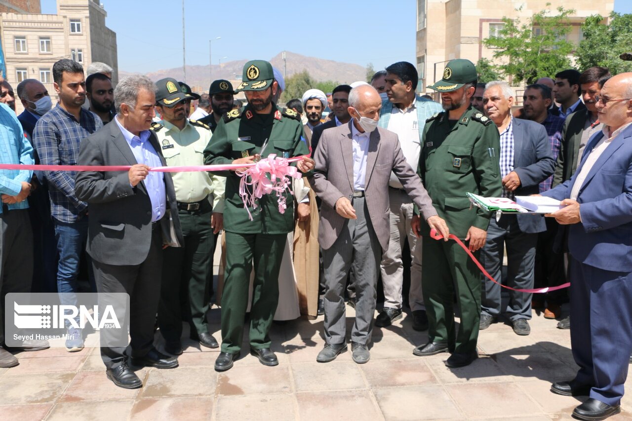  یادمان دو شهید گمنام شهر فرون‌آباد پاکدشت افتتاح شد