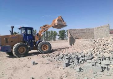  ۷ مورد ساخت و ساز غیرمجاز در ورامین تخریب شد