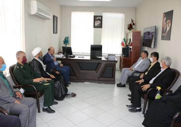  دیدار فرماندار ورامین با رئیس دادگستری شهرستان