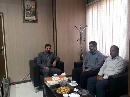  رئیس اداره منابع طبیعی ورامین با رئیس حوزه قضائی جوادآباد دیدار کرد